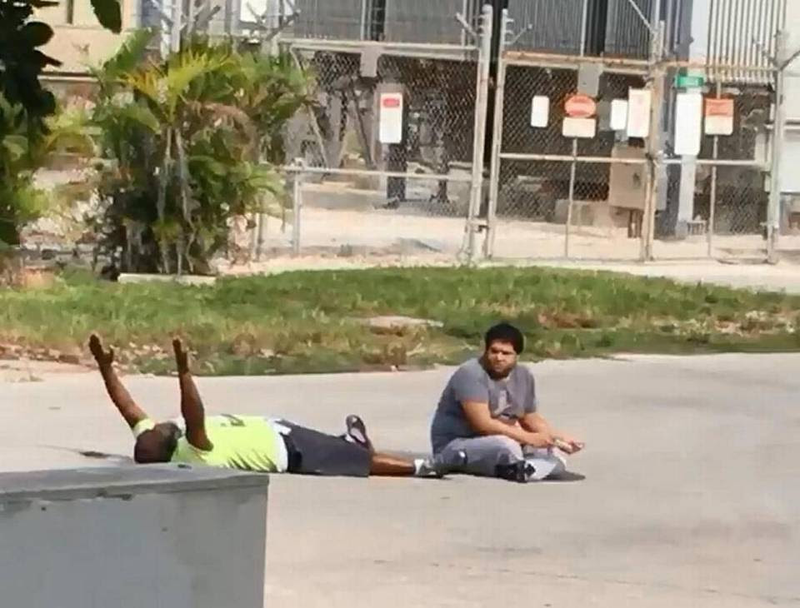 North Miami police shot Charles Kinsey, a mental health care worker who was trying to coax a young man with autism out of the street. (Credit: Miami Herald)